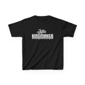 Little Kingmaker White Font Kids Heavy Cotton™ Tee (Multiple Color Options)