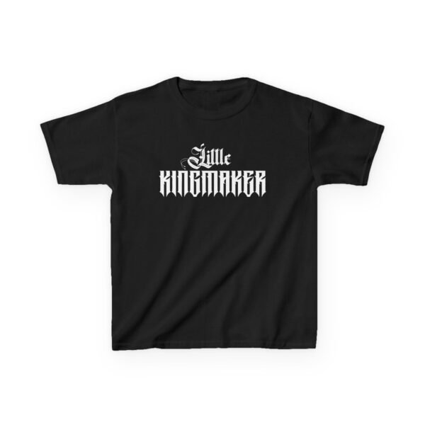 Little Kingmaker White Font Kids Heavy Cotton™ Tee (Multiple Color Options)