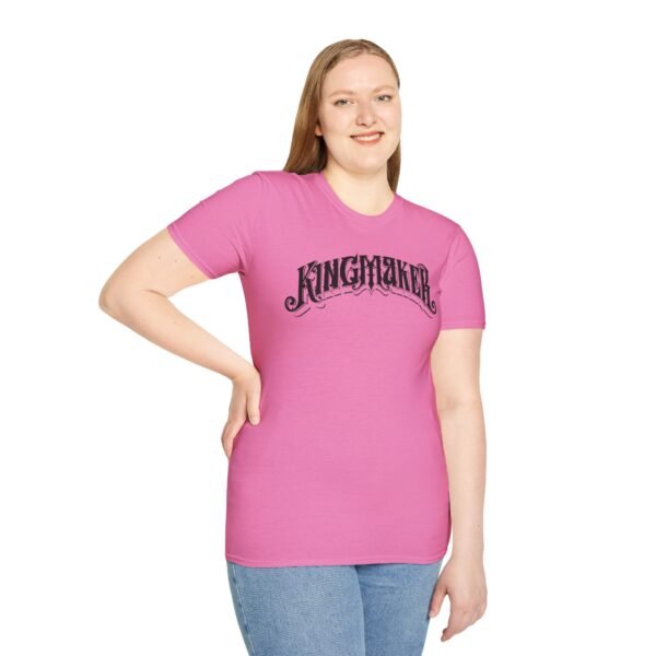 Kingmaker Black Font Fits All Softstyle T-Shirt - Image 48