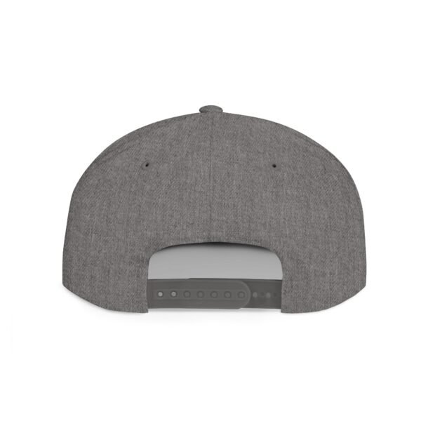 NEW Kingmaker Font (White) Flat Bill Snapback Hat (Multiple Color Options) - Image 5