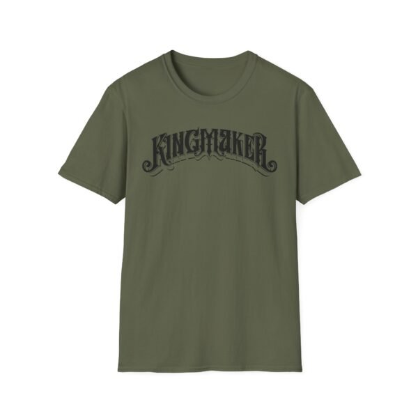 Kingmaker Black Font Fits All Softstyle T-Shirt - Image 25