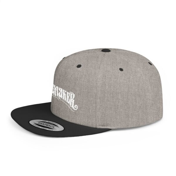 NEW Kingmaker Font (White) Flat Bill Snapback Hat (Multiple Color Options) - Image 12