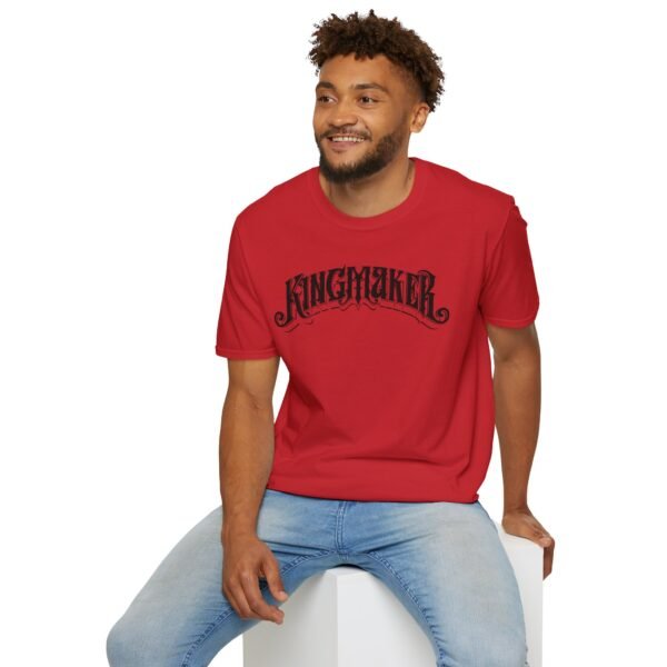Kingmaker Black Font Fits All Softstyle T-Shirt - Image 50