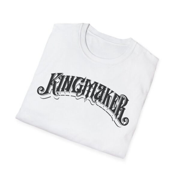 Kingmaker Black Font Fits All Softstyle T-Shirt - Image 2