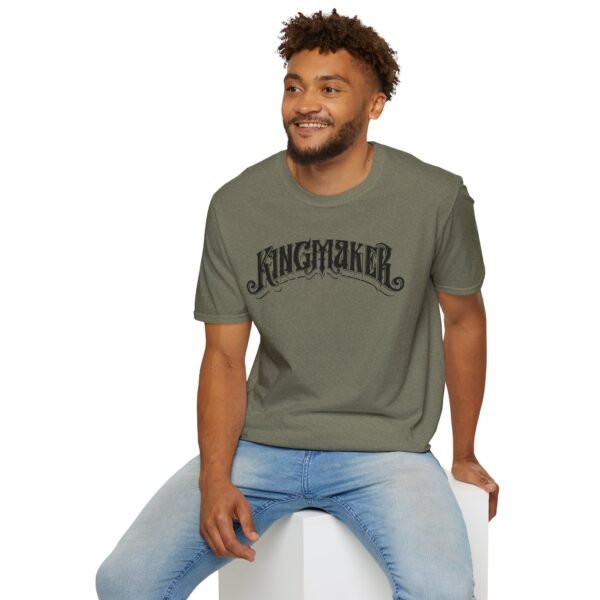 Kingmaker Black Font Fits All Softstyle T-Shirt - Image 23