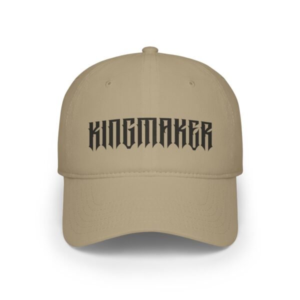 Kingmaker Black Font Low Profile Baseball Cap #2