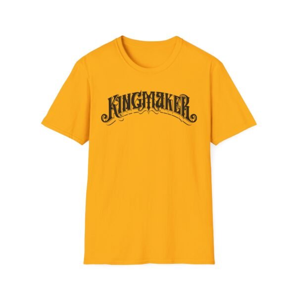 Kingmaker Black Font Fits All Softstyle T-Shirt - Image 18