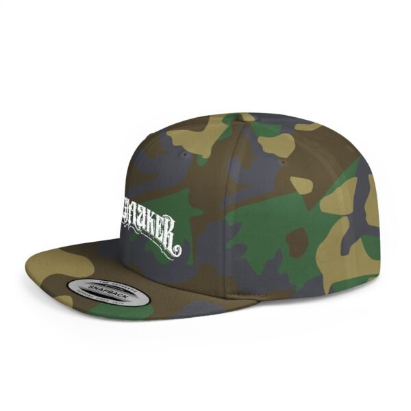 NEW Kingmaker Font (White) Flat Bill Snapback Hat (Multiple Color Options) - Image 21