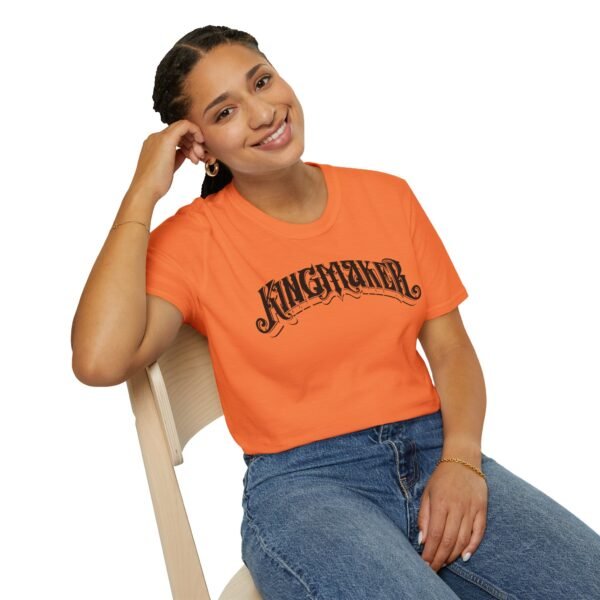 Kingmaker Black Font Fits All Softstyle T-Shirt - Image 8