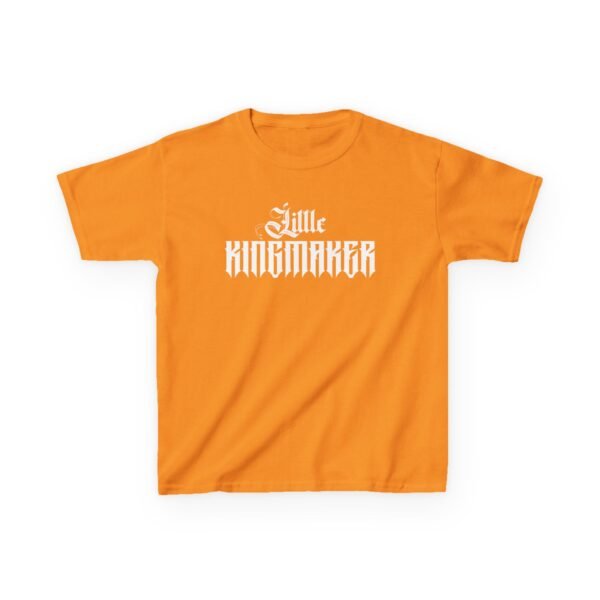 Little Kingmaker White Font Kids Heavy Cotton™ Tee (Multiple Color Options) - Image 21