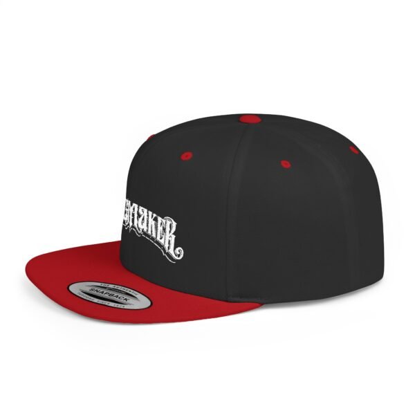 NEW Kingmaker Font (White) Flat Bill Snapback Hat (Multiple Color Options) - Image 54