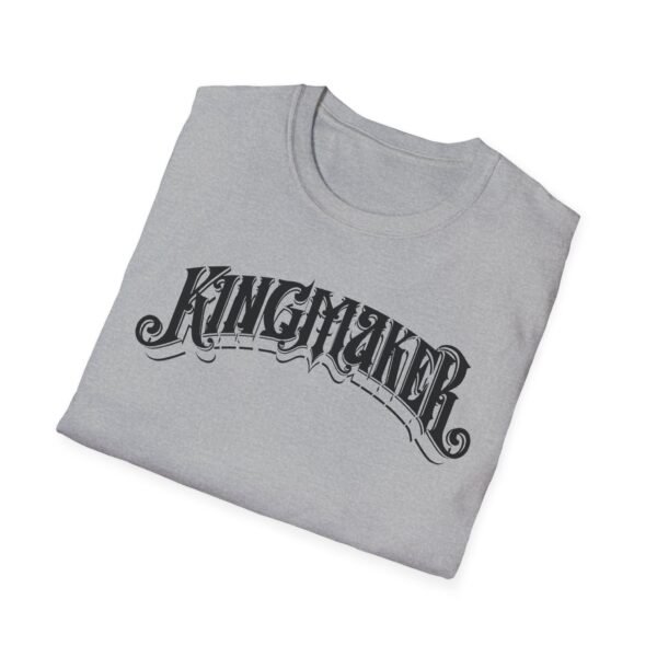 Kingmaker Black Font Fits All Softstyle T-Shirt - Image 16