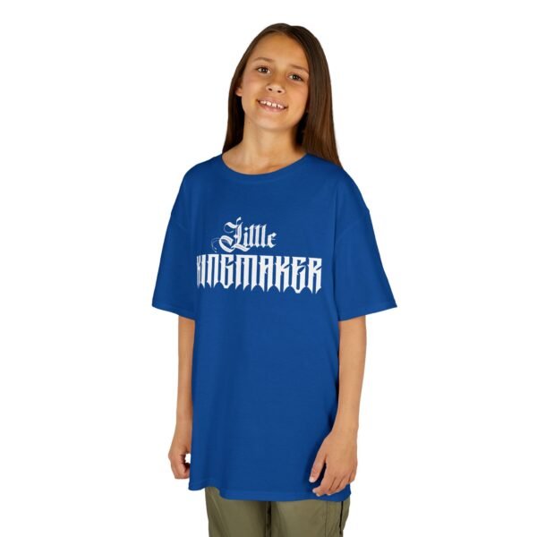 Little Kingmaker White Font Kids Heavy Cotton™ Tee (Multiple Color Options) - Image 10