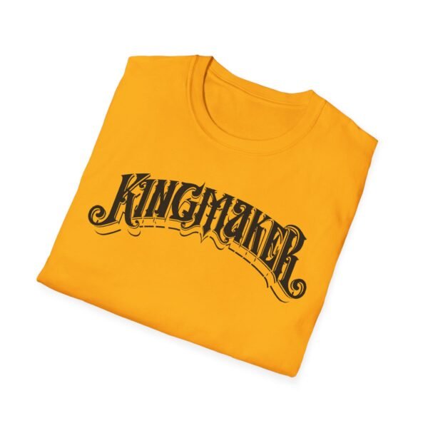 Kingmaker Black Font Fits All Softstyle T-Shirt - Image 19
