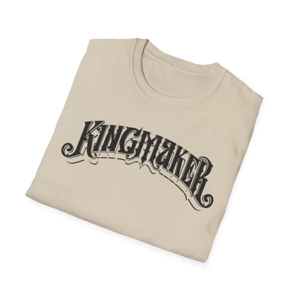 Kingmaker Black Font Fits All Softstyle T-Shirt - Image 10
