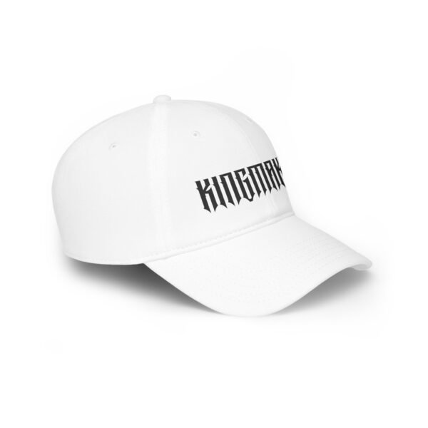 Kingmaker Black Font Low Profile Baseball Cap #2 - Image 7