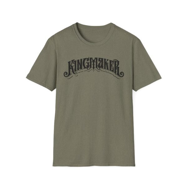 Kingmaker Black Font Fits All Softstyle T-Shirt - Image 21
