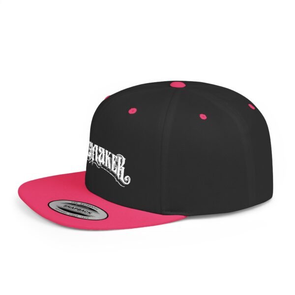 NEW Kingmaker Font (White) Flat Bill Snapback Hat (Multiple Color Options) - Image 51