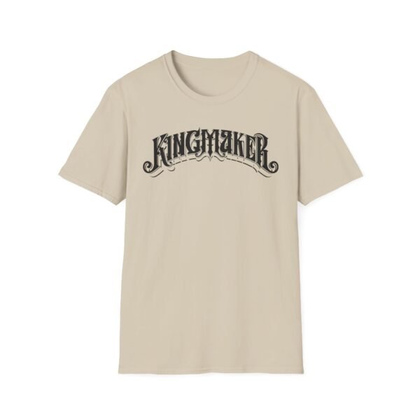 Kingmaker Black Font Fits All Softstyle T-Shirt - Image 9