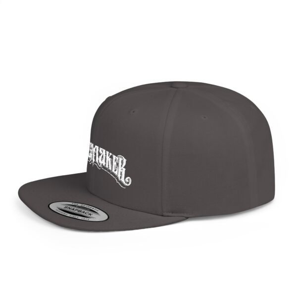 NEW Kingmaker Font (White) Flat Bill Snapback Hat (Multiple Color Options) - Image 45