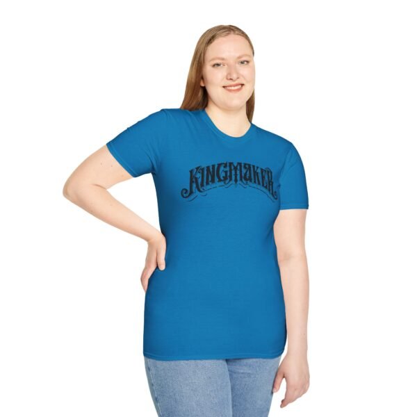 Kingmaker Black Font Fits All Softstyle T-Shirt - Image 38