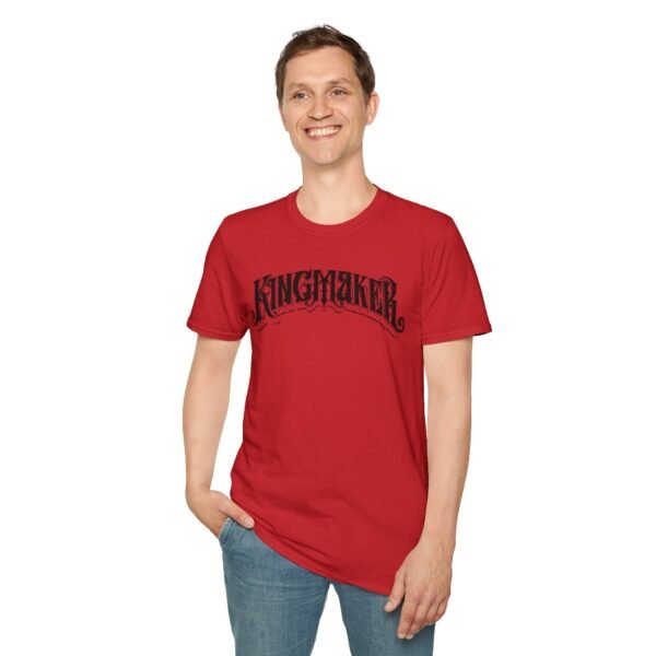 Kingmaker Black Font Fits All Softstyle T-Shirt - Image 51