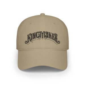 Kingmaker Black NEW Font Low Profile Baseball Cap
