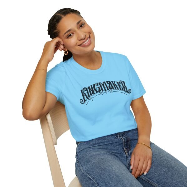 Kingmaker Black Font Fits All Softstyle T-Shirt - Image 34