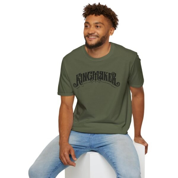 Kingmaker Black Font Fits All Softstyle T-Shirt - Image 27