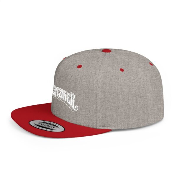 NEW Kingmaker Font (White) Flat Bill Snapback Hat (Multiple Color Options) - Image 15