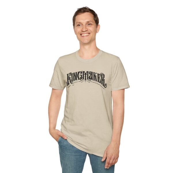 Kingmaker Black Font Fits All Softstyle T-Shirt - Image 11
